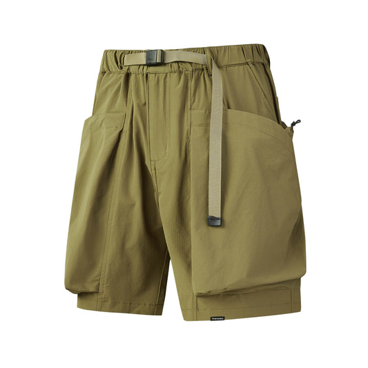 [Three-dimensional quick-drying rebound ultra-light functional shorts]