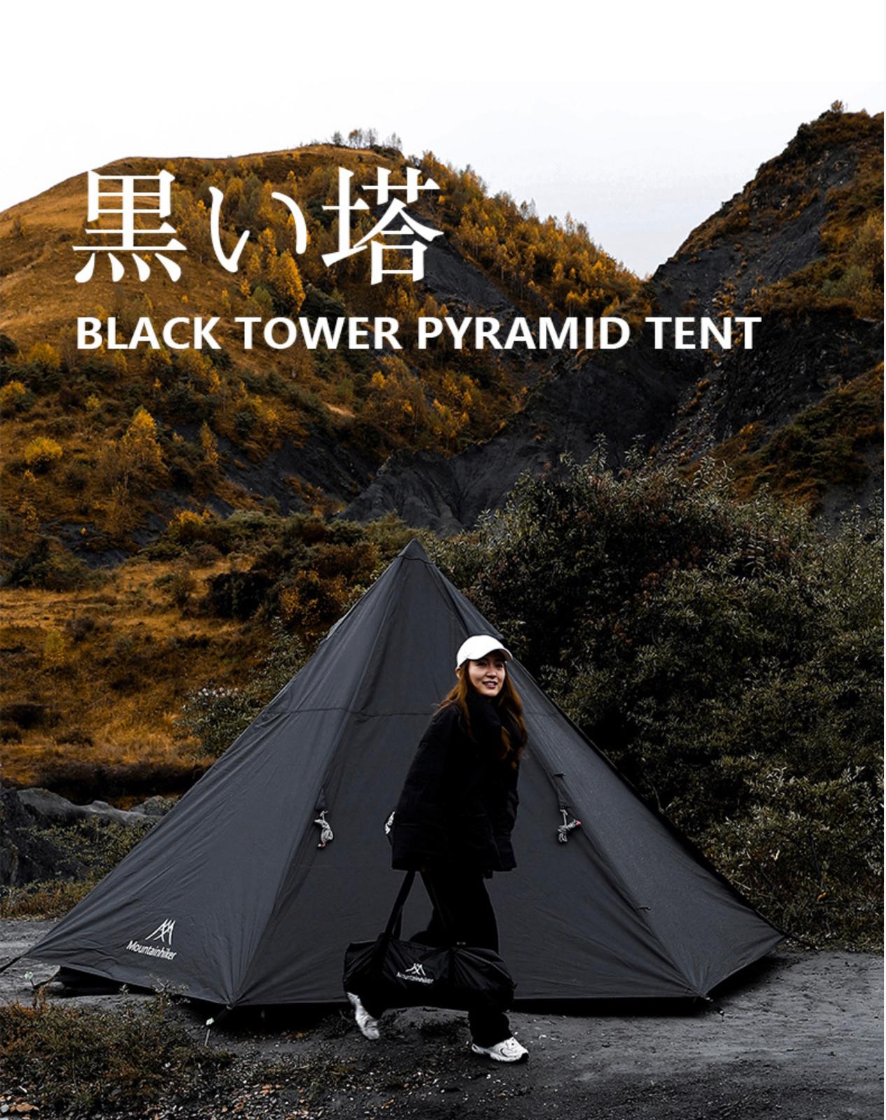 Tipi 4 Person Mountainhiker Back Pyramid Camping Tent